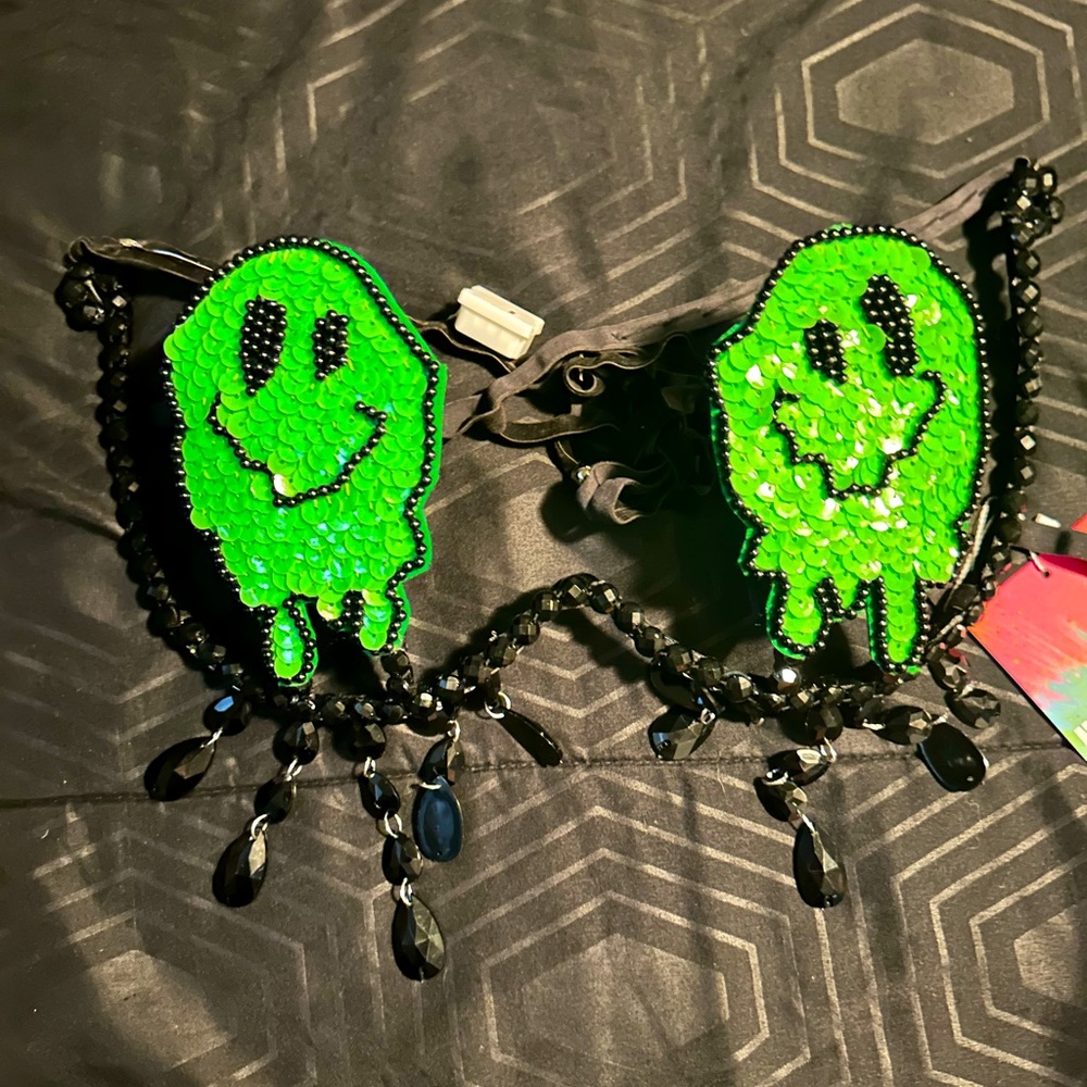 Melty Face Glow in the Dark Carnival Bra